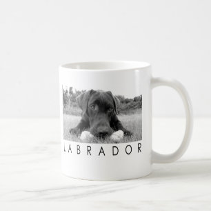 Taza De Café Labrador B&W