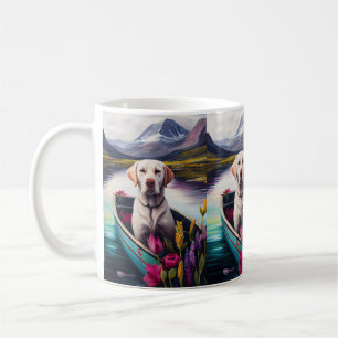 Taza De Café Labrador en una Paleta: Una Aventura Escénica