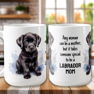 Taza De Café Labrador Mamá Perro ama el Día de la Madre