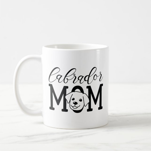 Taza De Café Labrador Mom (Izquierda)