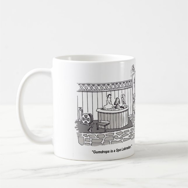Taza De Café Labrador mug (Izquierda)