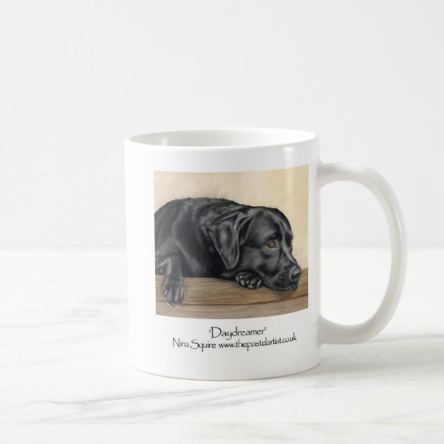 Taza De Café Labrador negro (Derecha)