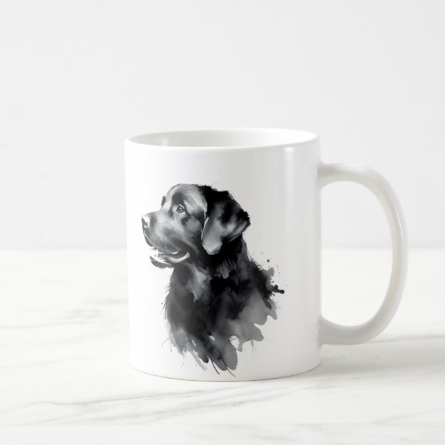 Taza De Café Labrador negro (Derecha)