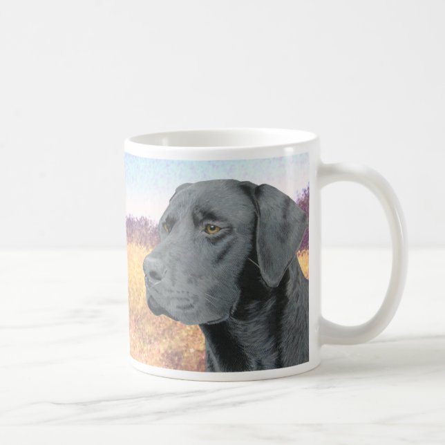 Taza De Café Labrador negro (Derecha)