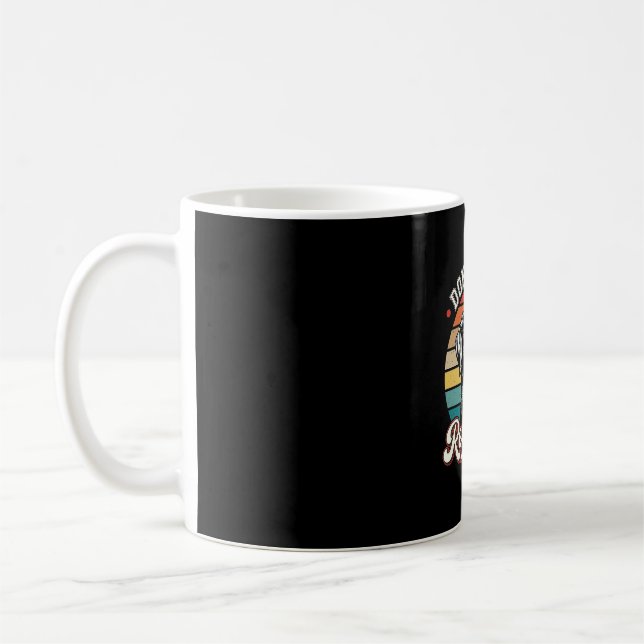 Taza De Café Labrador No Deja De Recuperar Perro Retro (Izquierda)