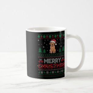 Taza De Café Labrador Perro ama Santa Hat Árbol de Navidad Luz