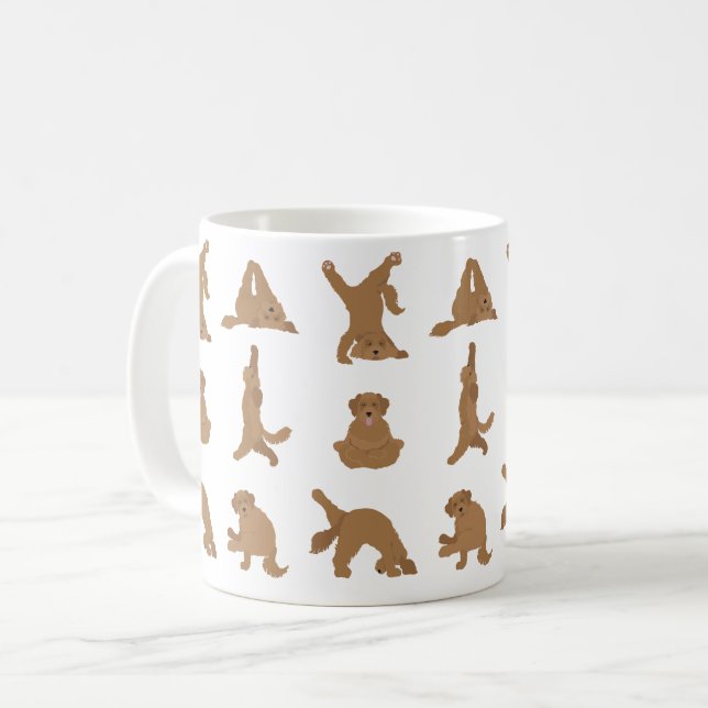 Taza De Café Labrador Poodle mix, Labradoodle (Anverso izquierdo)