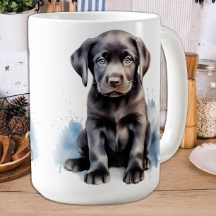 Taza De Café Labrador recuperador de cachorros cúrcuitos perro 