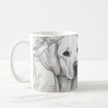Labrador recuperador de café Mug