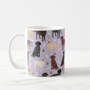 Taza De Café Labrador Recuperador de garras y huesos café Mug