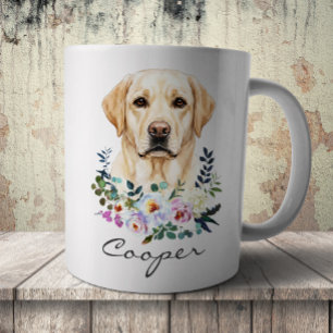 Taza De Café Labrador Retriever acuarela