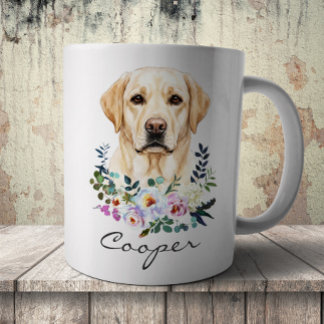 Taza De Café Labrador Retriever acuarela