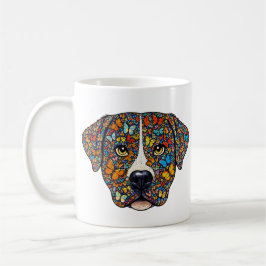 Taza De Café Labrador Retriever Butterfly Kaleidoscope Portrait