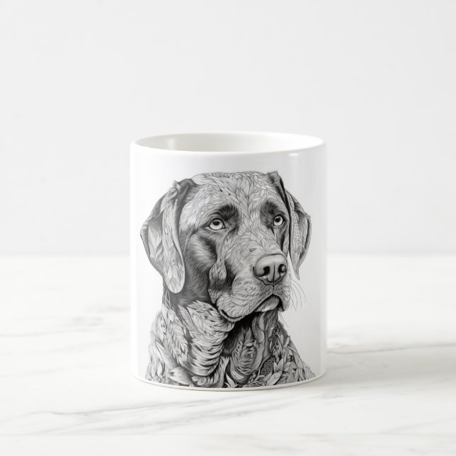 Taza De Café Labrador Retriever Mug (Centro)