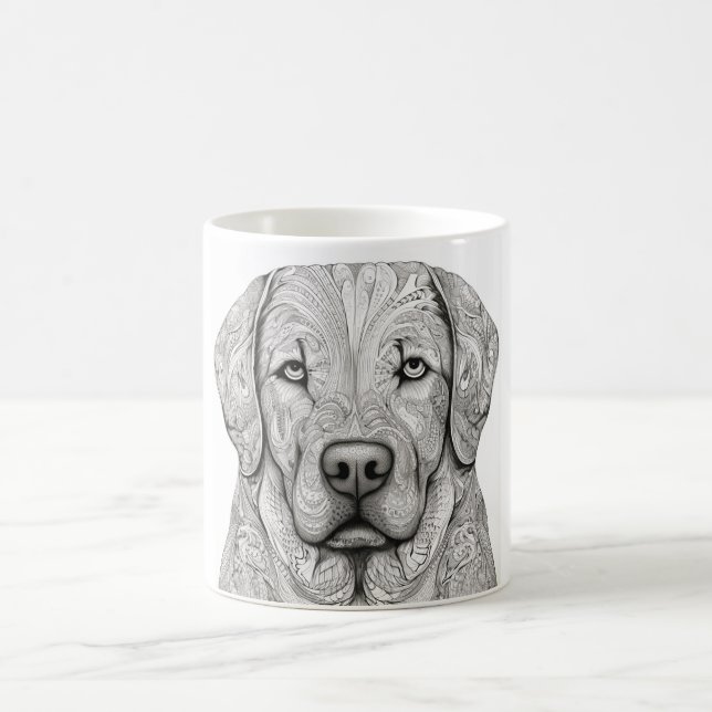 Taza De Café Labrador Retriever Mug (Centro)