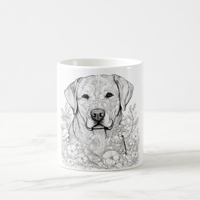 Taza De Café Labrador Retriever Mug (Centro)