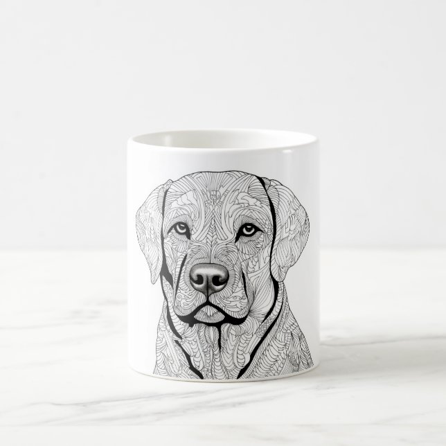 Taza De Café Labrador Retriever Mug (Centro)