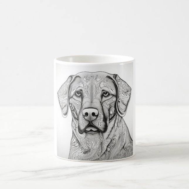Taza De Café Labrador Retriever Mug (Centro)