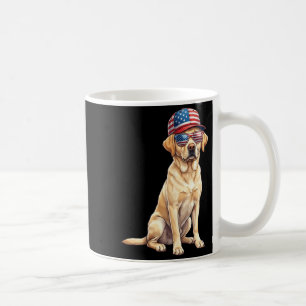 Taza De Café Labrador Retriever Perro Bandera Americana Lab Ama