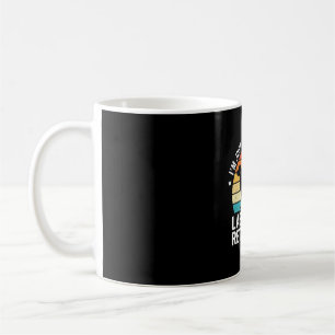 Taza De Café Labrador Retriever Perro Retro Acariciando