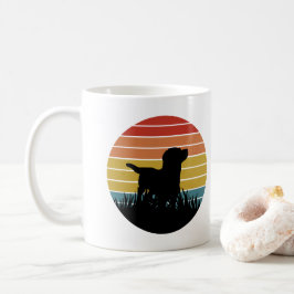 Taza De Café Labrador Retro Sunset