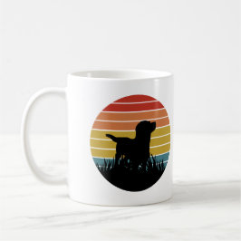 Taza De Café Labrador Retro Sunset