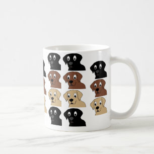 Taza De Café labs 3 colores cabeza personalizado