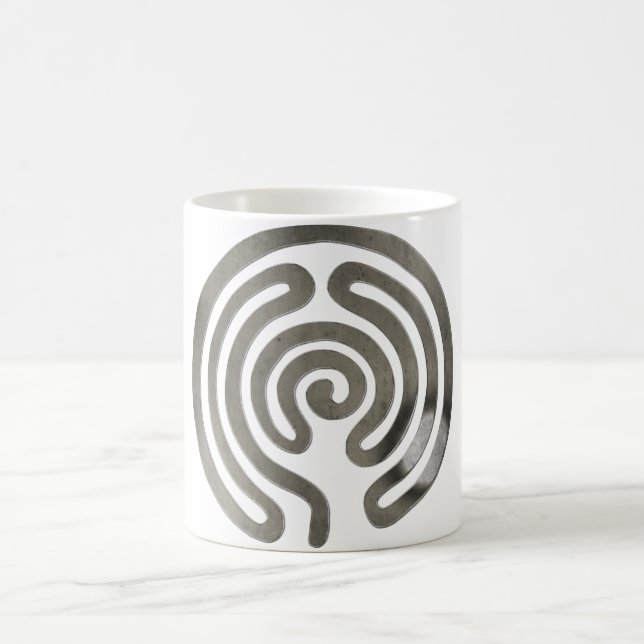 Taza De Café labyrinth antique silver (Centro)