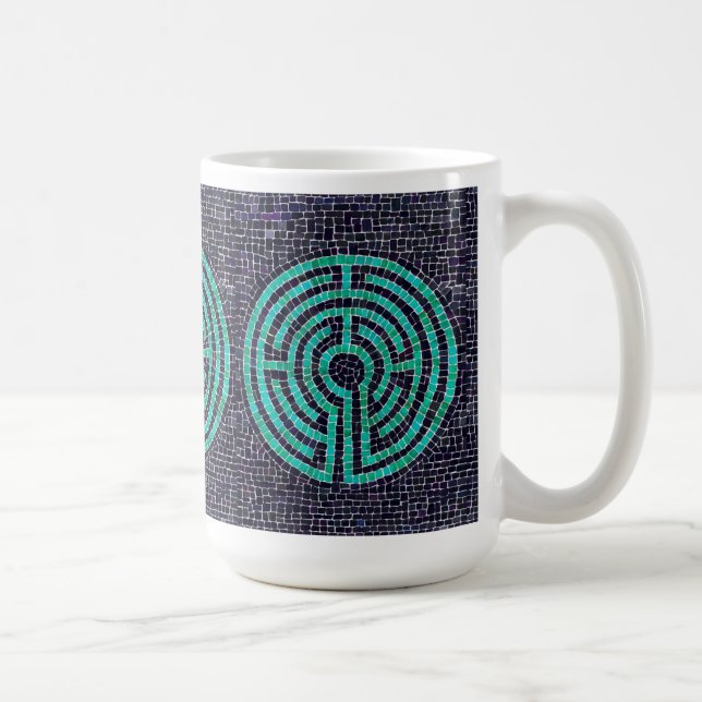 Taza De Café LABYRINTH III Tall White Mug (Derecha)