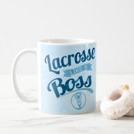 Taza De Café Lacrosse Como Un Jefe