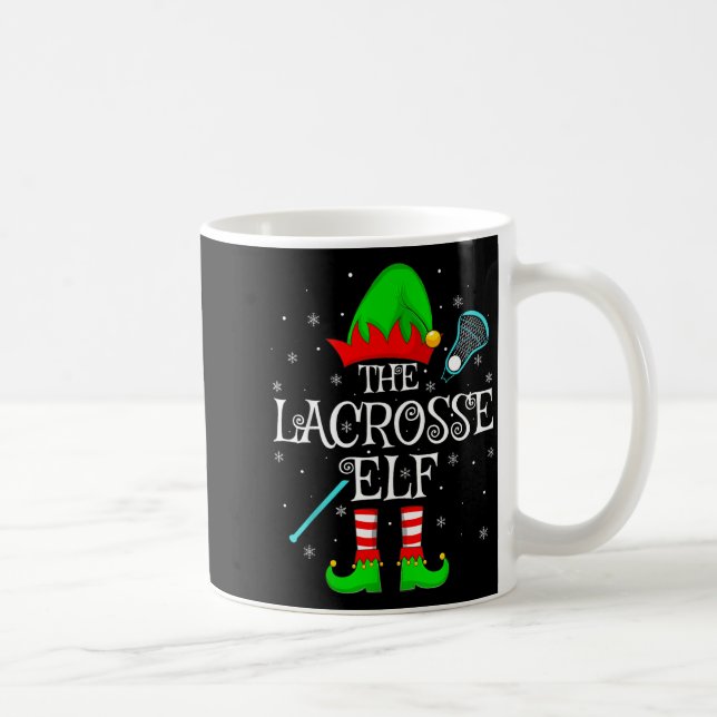 Taza De Café Lacrosse Elf Christmas Family Elf Squad Srts Playe (Derecha)
