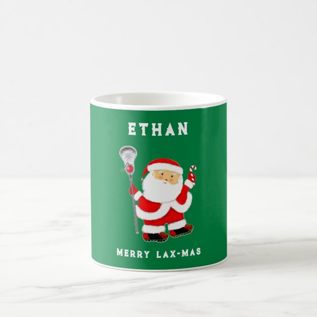 Taza De Café Lacrosse Navidad (Centro)
