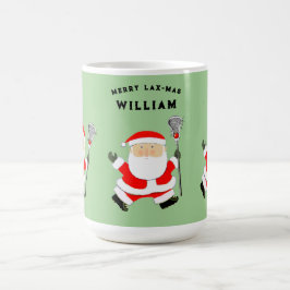 Taza De Café Lacrosse Navidad