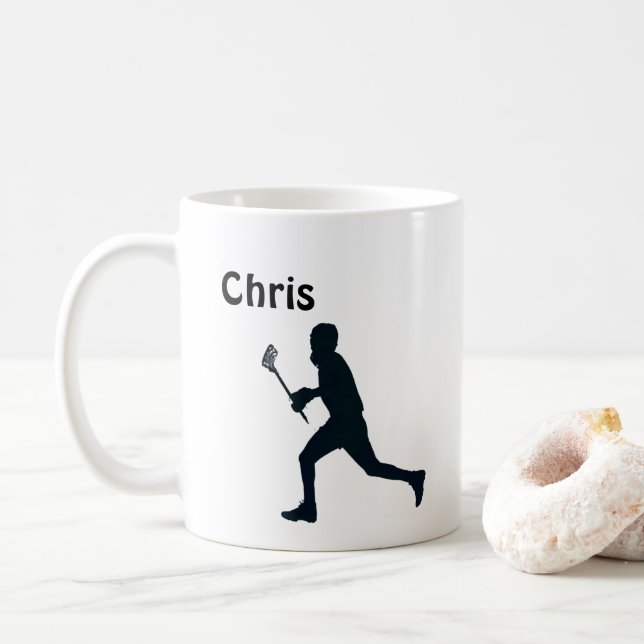 Taza De Café Lacrosse personalizado (Con donut)