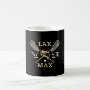 Taza De Café Lacrosse Player Lax Al Regalo Funny Max Stick