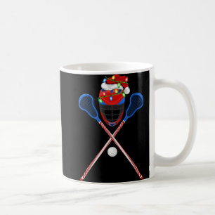 Taza De Café Lacrosse Sports Lover Xmas Santa Hat Lacrosse Chri