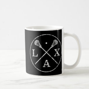 Taza De Café Lacrosse Sticks Emblem I Tee para jugadores LAX y