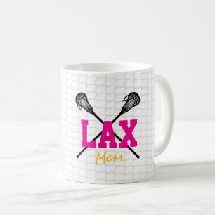 Taza De Café Lacrosse Sticks Net Team Colors Lax MOM Sports