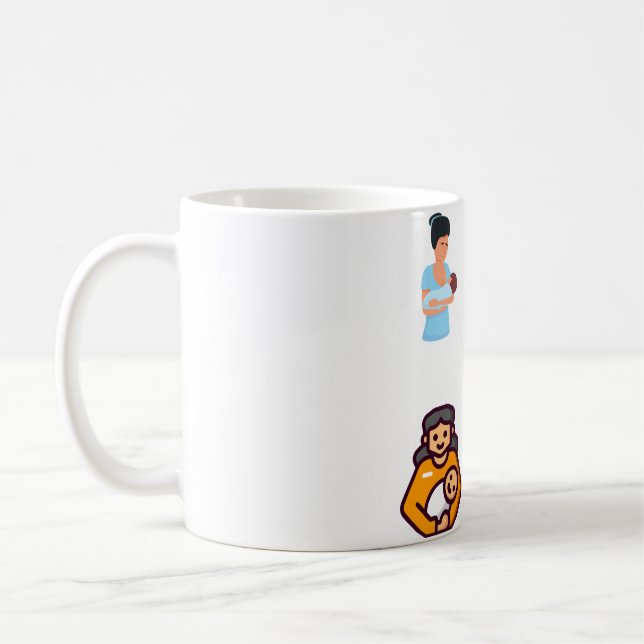 Taza De Café Lactation Consultant Nurse Sticker Pack - Lactatio (Izquierda)
