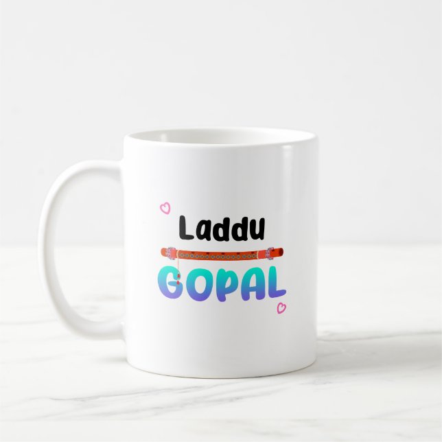 Taza De Café Laddu Gopal Janmashtami Lord Krishna (Izquierda)