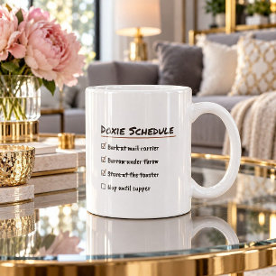 Taza De Café Ladra Al Cartero Luego Duerme