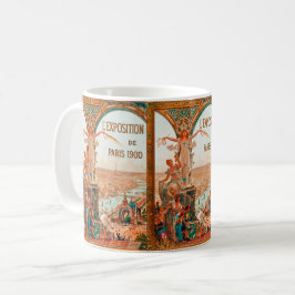 Taza De Café Ladra Époque - París exhibición universal 1900