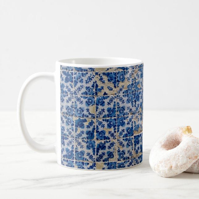 Taza De Café Ladrilhos Portugueses (Con donut)