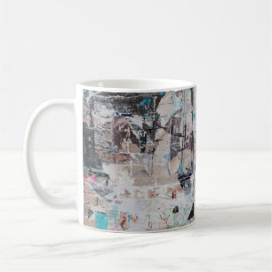 Taza De Café Ladrillo agudo: Muro Poster urbano.