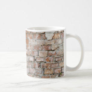 Taza De Café Ladrillo de pared antigua