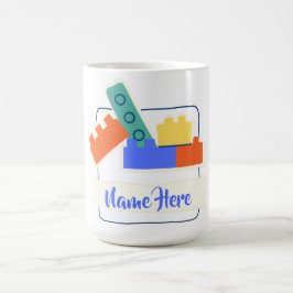 Taza De Café Ladrillos de Construcción