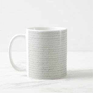 Taza De Café Ladrillos de pared paredes blancas de ladrillo bla