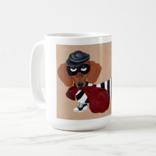 Taza De Café Ladrón de Golosinas para Dachshund
