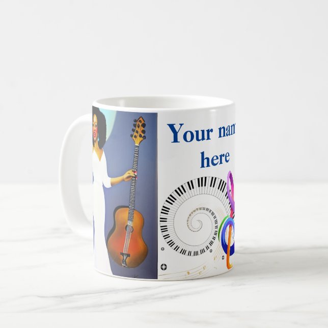 Taza De Café Lady Blues (Anverso izquierdo)