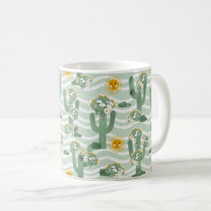 Taza De Café Lady cactus